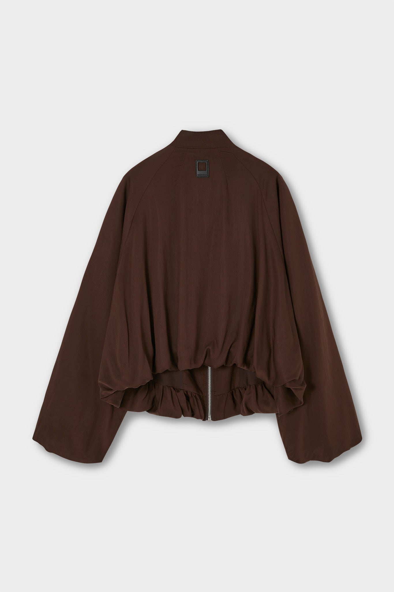 Balloon Sleeve Cropped Blouson