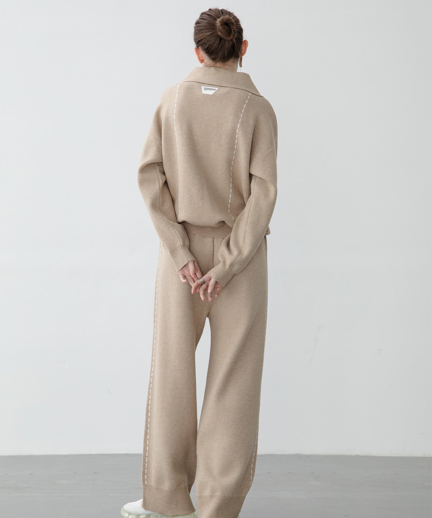 [UNISEX] Milanese rib knit blouson