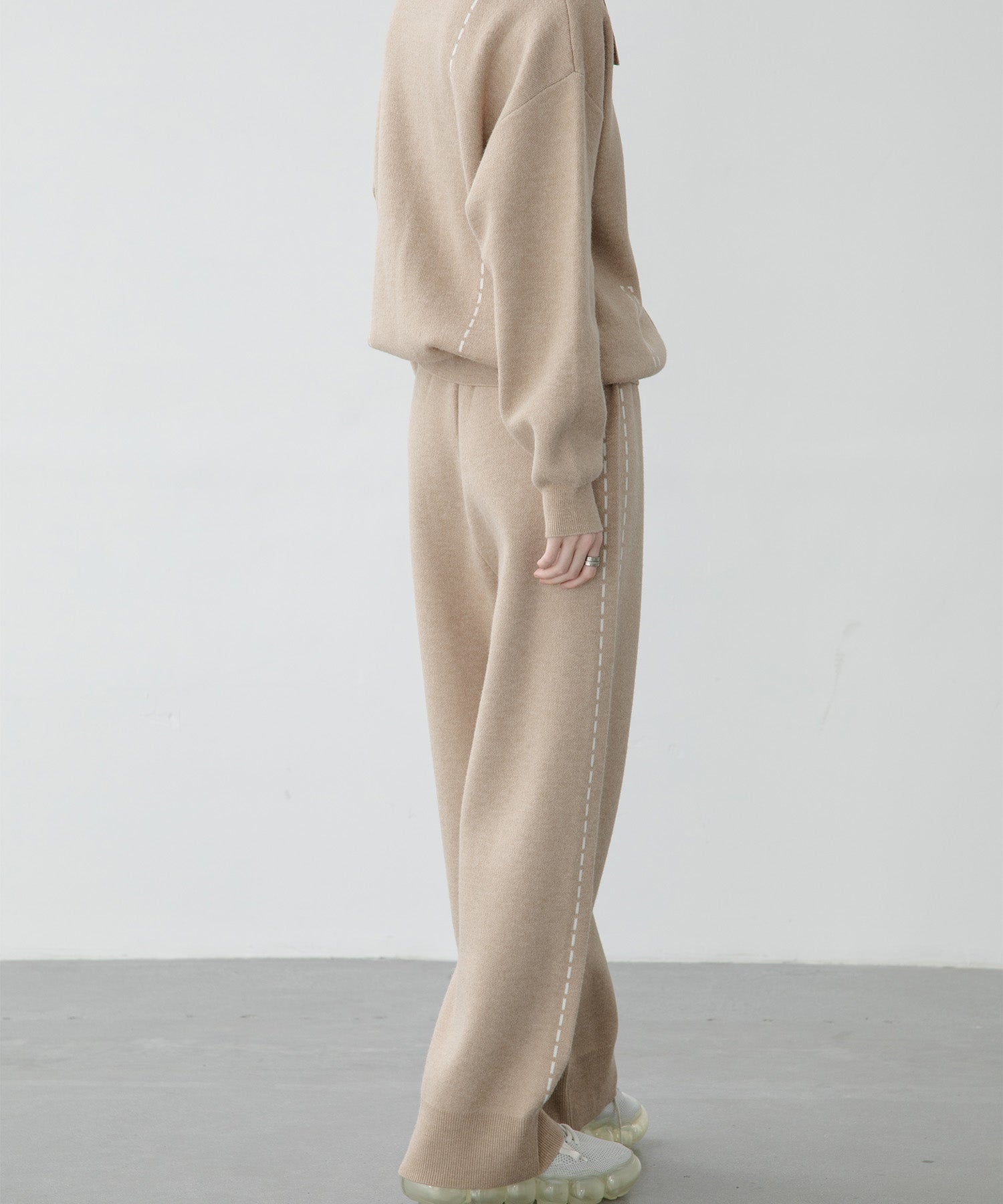 [UNISEX] Milanese rib knit blouson