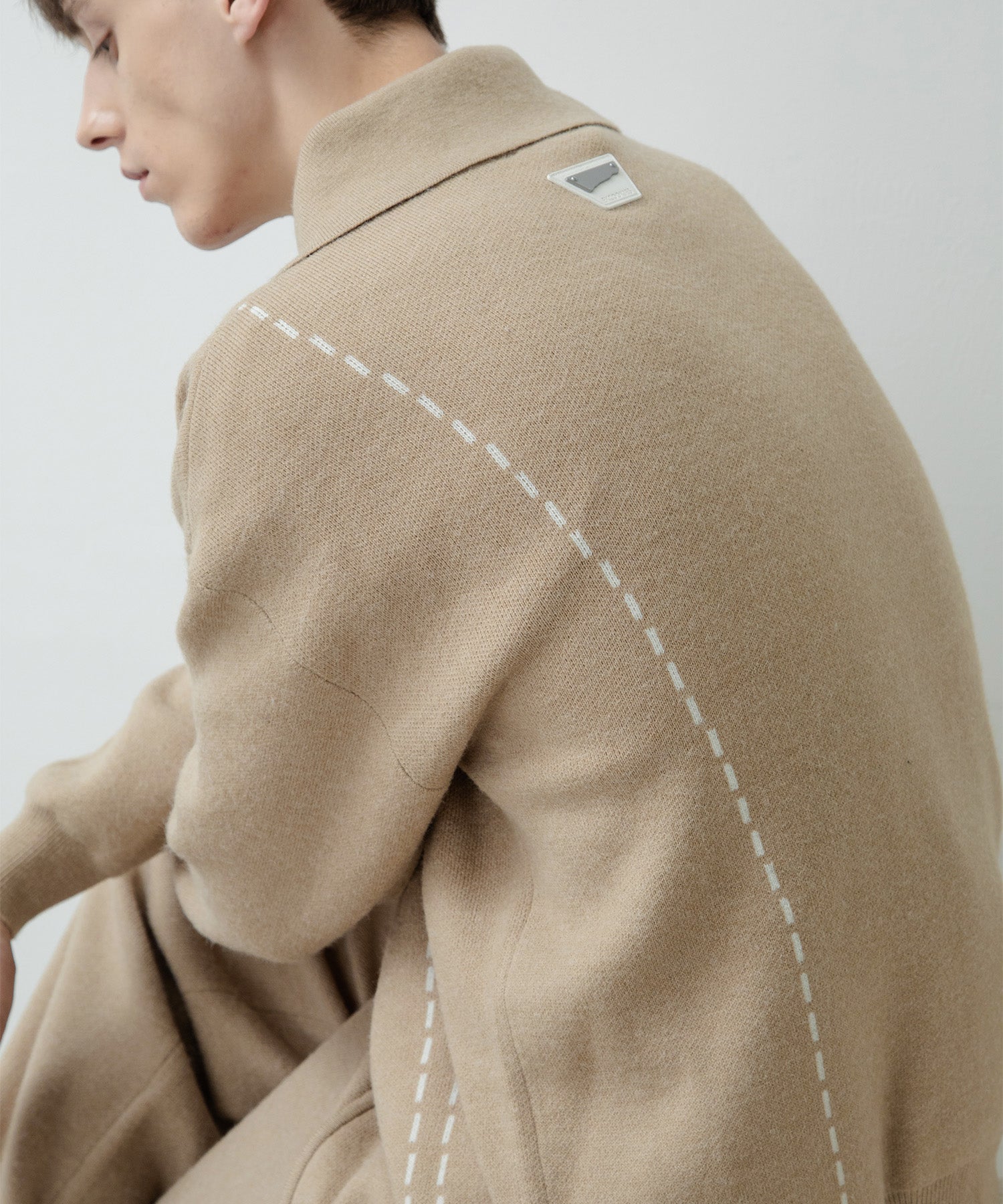 [UNISEX] Milanese rib knit blouson